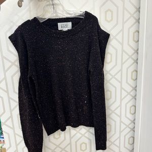Autumn Cashmere - Square Shoulder Sweater in Constellation.